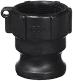 Banjo 150A Polypropylene Cam & Groove Fitting, 1-1/2" Male Adapter x NPT Female