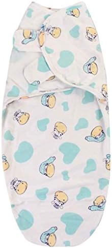 Arichtops Newborn Baby Cartoon Swaddle Wrap Infant Cotton Receiving Blanket Sack Bag Toddler Sleepsack Swaddler 62x28cm