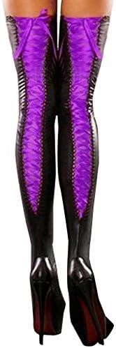 LILICAT Women Socks, Woman Bandge Thigh-high Stockings Sexy Club Leather Lace Bow Long Socks Women Girl Cat Catoon Socks Long Socks Over Knee High Sock Stockings