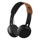 Skullcandy Grind On-Ear Bluetooth Headphones with Mic and Remote (Black/Tan)