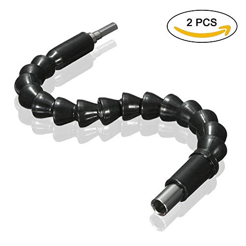 Maexus Flexible Screwdriver, flexible screwdriver extension Flexible Drill Bit Holder, Magnetic Hex Soft Shaft (2 Pcs) - Thumbnail 7