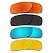 ACOMPATIBLE 4 Pair Replacement Lenses for Oakley Holbrook Sunglasses With Polarized Pack P3-1