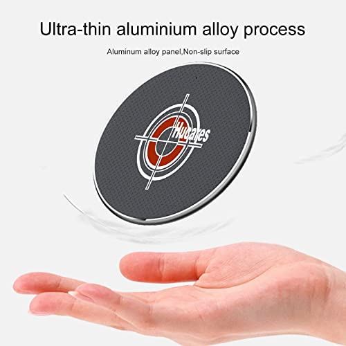 Hucares Wireless Charger 10W Max Fast Charging Pad Compatible with iPhone 13/12/SE 2020/11/XS Max/XR/X/8 10W Compatible Samsung Galaxy S21/S20/S10/S9/S8/Note 20/10 LG AirPods Pro(No AC Adapter)