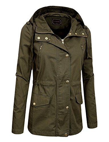J. LOVNY Women's Versatile Military Anorak Jacket
