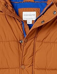 Amazon Essentials Boys' Heavyweight Hooded Puffer