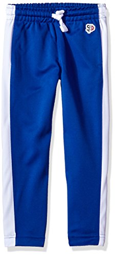 Southpole Little Boys' Athletic Track Pants Open Bottom, Royal, Small