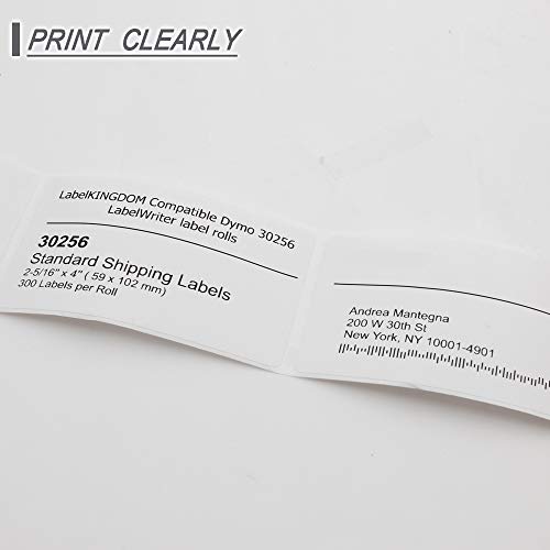 Label KINGDOM Compatible Paper Roll Replacement for Dymo 30256 Standard ...