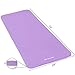 Incline Fit Exercise Mat Ananda 1″ Extra Thick Exercise Mat with Strap – Non Slip Workout Mat for Yoga, Pilates, Stretching, Meditation, Floor & Fitness Exercises, Orchidthumb 4