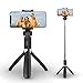 Selfie Stick Tripod with Bluetooth Wireless Remote,Ausemku Extendable Cell Phone Stand, Portable Monopod for iPhone X/iPhone 8/8 Plus/iPhone 7/iPhone 7 Plus/Galaxy S9/S9 Plus/Note 8/S8/S8 Plus/More