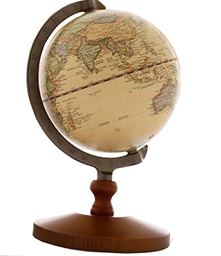 Gusnilo Vintage Reference World Globe Home Work Decor Wedding Educational Gift 14cm