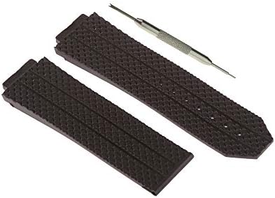 18x26mm Rubber Watch Band Strap for Big Bang Tires Style - Free Tool