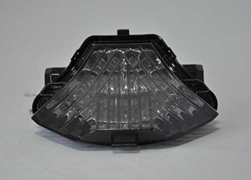 Topzone Lightings Smoked Lens Motorcycle Led Taillights Brake Tail Light with Integrated Turn Signal Lamp Indicators For Yamaha 2015-2016-2017 FZ07(MT07), 2015-2016- 2107 YZF-R3