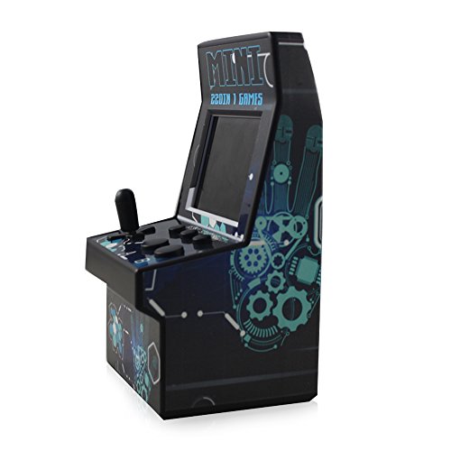 Goolsky 16 Bit Mini Classic Arcade Game Cabinet Machine Retro Handheld Video Player with Built-in 220 Games Portable Gaming Electronic Novelty Toys