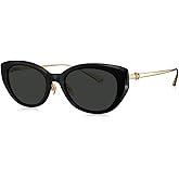 BOLON Women Lady Trendy Cat Eye Polarized Sunglasses BL5097 Bhaktapur 54mm, Exclusive Eyewear Brand of EssilorLuxottica