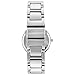 WRISTOLOGY Olivia Womens Crystal Silver Boyfriend Watch Metal Link Strap
