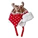 Home Prefer Baby Girls Boys Kids Christmas Hats Soft Cotton Knitted Cap Cute Elk Horn Winter Hat Red L