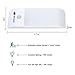 Rechargeable Motion Sensor Closet Light 12 LED Portable Wireless Activated Light Bar Cabinet Kitchen Wardrobe Night Light with Magnetic Strip Stick-on Anywhere (Pack of 2)