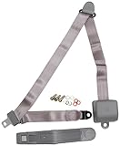 Allstar Performance ALL98116 Gray Three-Point Retractable Seat Belt