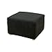 SureFit Stretch Pique 1-Piece-Ottoman Slipcover-Black (SF29806), Loveseat, Taupe