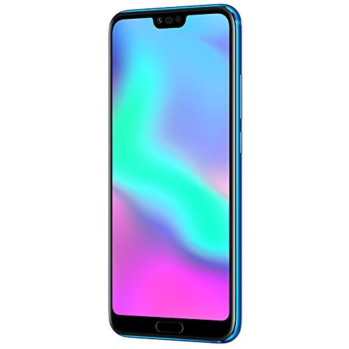 Honor 10 ? Smartphone Android (pantalla de 5,84 19:9, 4G, cámara trasera 16+24Mpx y frontal 24Mpx, 4GB RAM, 64GB ROM, lector de huellas, desbloqueo facial, Octa Core, 3400 mAh), azul