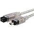 IEEE 1394b Firewire 800 Cable 9 pin - 4 pin M / M, 6 ft Translucent