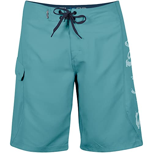 Salt Life Mens Stealth Bomerz Boardshort, Sea Green, 40