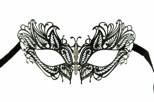 Venetian Laser-Cut Details Unique Butterfly Design Mask