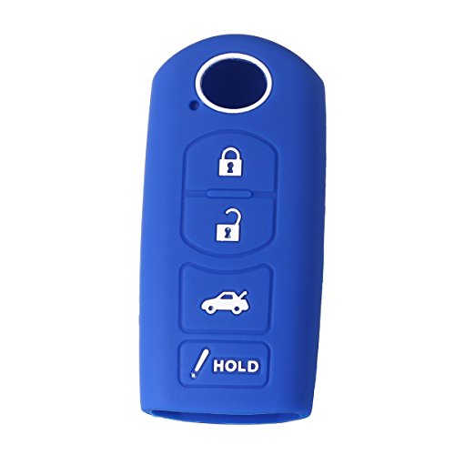 Blue Silicone Remote Key Fob Case Cover For Infiniti EX35 FX50 G37 M45 QX56