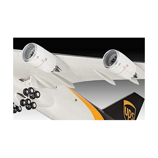 Revell RV03912 Other License Modellbausatz Boeing 747-8F UPS im Maßstab 1:144, Level 5, Multicolour – Bild 6