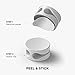 elago Cable Management Buttons - Desk Organizers, Desk Accessories, Cable Clips, Cord Organizer, Office, Home Office, 2 Cable Holding Slots, Flexible TPU, Cable Tie Included (7pcs) (White)