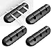 4 Packs Cable Clips, YUERSEAK Adhesive Desk Cable Management Cord Organizer Wire Holders, Suitable for Home and Office Power Cords, Charging Cables, Mouse Cable, etc. 3-3-3-3 Combination