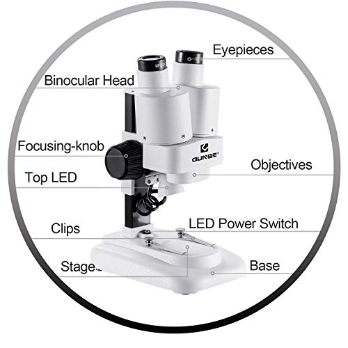 1 QUNSE+Microscope+Students+Binocular+Objective