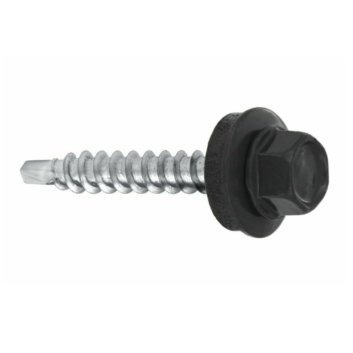 Klimas Drilling Screws 4.8 х 35 mm Pack of 250 RAL 7016 Anthracite Grey Trapezoidal Sheet Metal Screws