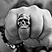 EVBEA Mens Ring Biker Punk Gothic Jewelry Vintage Male Skull Rings Death Rock and Roll