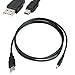 Libest Mini USB Cable Data Transfer Charge Lead for GoPro Hero 4 3+ 3 Camera to Laptop PC