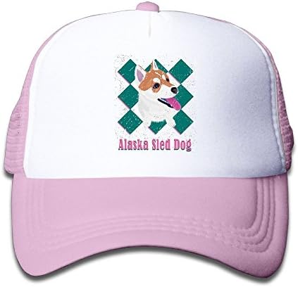 Alaska Sled Dog Kid's Baseball Hat Cap Adjustable Black