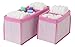 Delta Children 2 Piece Nursery Organizer Set, Barely Pink