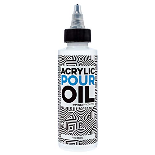 Acrylic Pouring Oil - 100% Silicone - Ideal Silicone Lubricant for Art Applications - 4 Ounces (Includes Pipette) - Made in the USA - Thumbnail 2