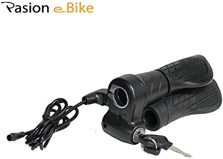 36v 48v electric bicycle twist throttle speed control with key and waterproof higo connector for Sondors Ebike