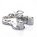 HoneyJar 4Pcs Rabbit Emblem Auto Car Tyre Stems Air Cover Valve Caps + Wrench Keychain Key Ring for VW Volkswagen GTI