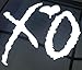 The Weeknd XO Two Pack Vinyl Sticker Car Truck Window Laptop Macbook Wall Art