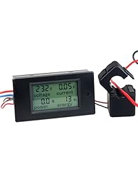 AC 100A Digital Power KWh Watt Meter Volt Energy Multimetro Amp Voltímetro Amperímetro con Transformador de Corriente CT