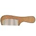 LCLHB 4PCS Natural Wooden Wide Tooth Beard and Hair Combs Set For Men and Women (6.5-7 Inch Length)