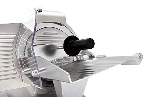 BESWOOD 9" Premium Chromium-plated Carbon Steel Blade Electric Deli Meat Cheese Food Slicer Commercial and for Home Use 240W BESWOOD220