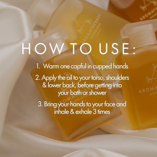 Aromatherapy Associates Bath and Shower Oil, Luxury Spa, Natural Bath, Bath Oil, Vegan, Cruelty Free, Environment Friendly (55 ml (Pack of 1), De-Stress Mind Bath and Shower Oil)