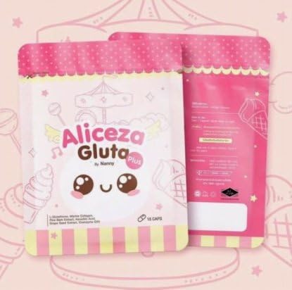 2 x 15 Capsules Aliceza Gluta By Nanny Whitening Anti Aging Super Over White Unisex by addTOchart