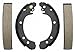 ACDelco Silver 14637B Bonded Rear Drum Brake Shoe Set