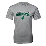 Ohio Sport Grey T Shirt 'Arched Ohio University Bobcats w/Paw'