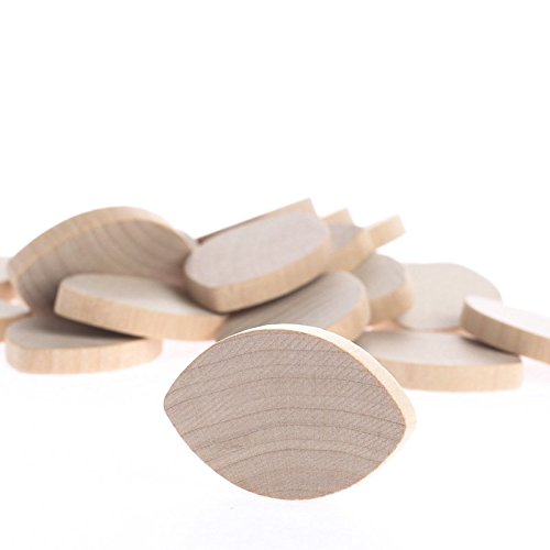 Factory Direct Craft Package of 40 Unfinished Wood Football Cutouts for Painting and Crafting