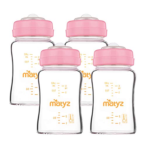 glass breastmilk storage bottles